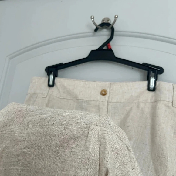 Santa Barbara Linen Blend Shorts Jorts size large NWT - Picture 9 of 13